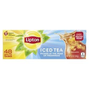 [해외직구] Lipton 립톤 아이스 블랙티 홍차 티백 48입 2팩