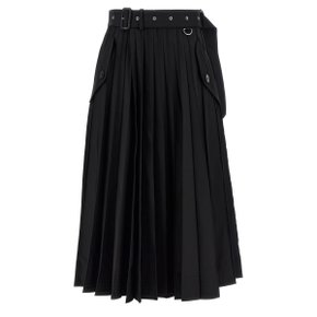 Long skirt SCW214001 Black