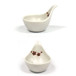 멜라민 손잡이 소스볼 양념 소스 그릇 7x6.3cm 12호 X ( 2매입 )