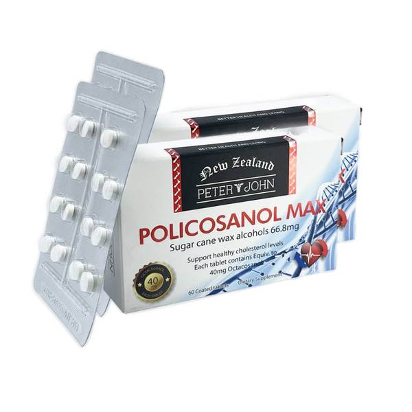 피터앤존 폴리코사놀 Policosanol 66.8mg 60정 2개