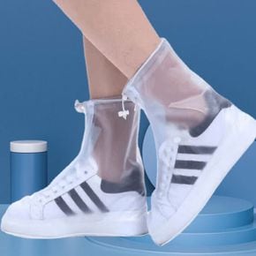 레인슈즈 신발비닐 숏방수커버 논슬립 투명 장마 장화