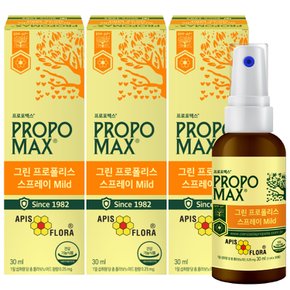 아피스플로라 그린 프로폴리스 스프레이 마일드 30ml, 3개