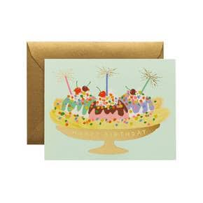 Banana Split Birthday Card 생일 카드