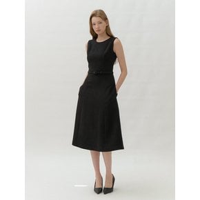 ELLE Sleeveless Flare Dress / Black(2color)