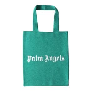 SS22 팜 엔젤스 Bags SHOPPER BAG WITH LOGO GREEN PMNA061_S22KNI0015501