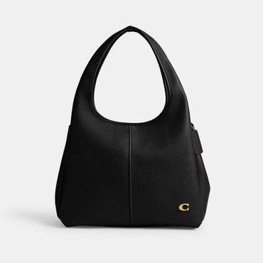  [COACH Lana Shoulder Bag 23] 코치 라나 숄더백 가죽 레더 토트백 Black