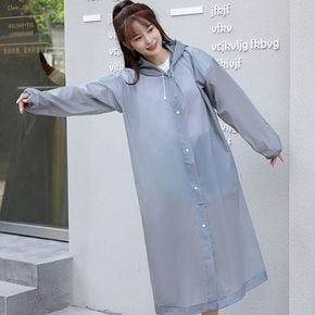 골프 낚시 캠핑 고급 레인코트 그레이 배달우비 EVA우비 고급우비