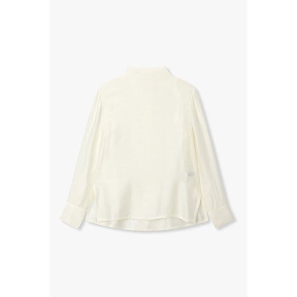 실키 하이넥 블라우스 7126160500106