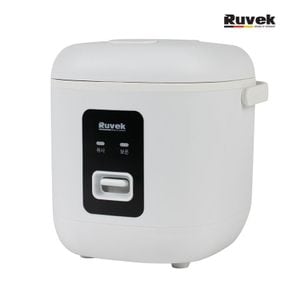 루베크 미니 전기밥솥 RU-1218W 화이트 1~2인용 쾌속취사 자동보온 계란찜기..[36203763]