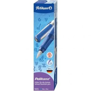 미국 펠리칸 만년필 Pelikan Pelikano Fountain Pen Left-Handed Nib Blue Boxed 1 Each 802932