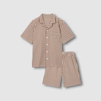 JAJU 남 시어서커 5부 파자마 세트 J216201175072