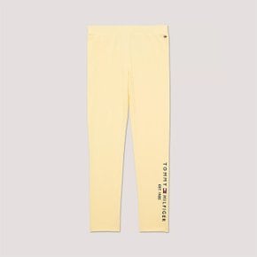 걸즈 Tommy 로고 레깅스 Yellow