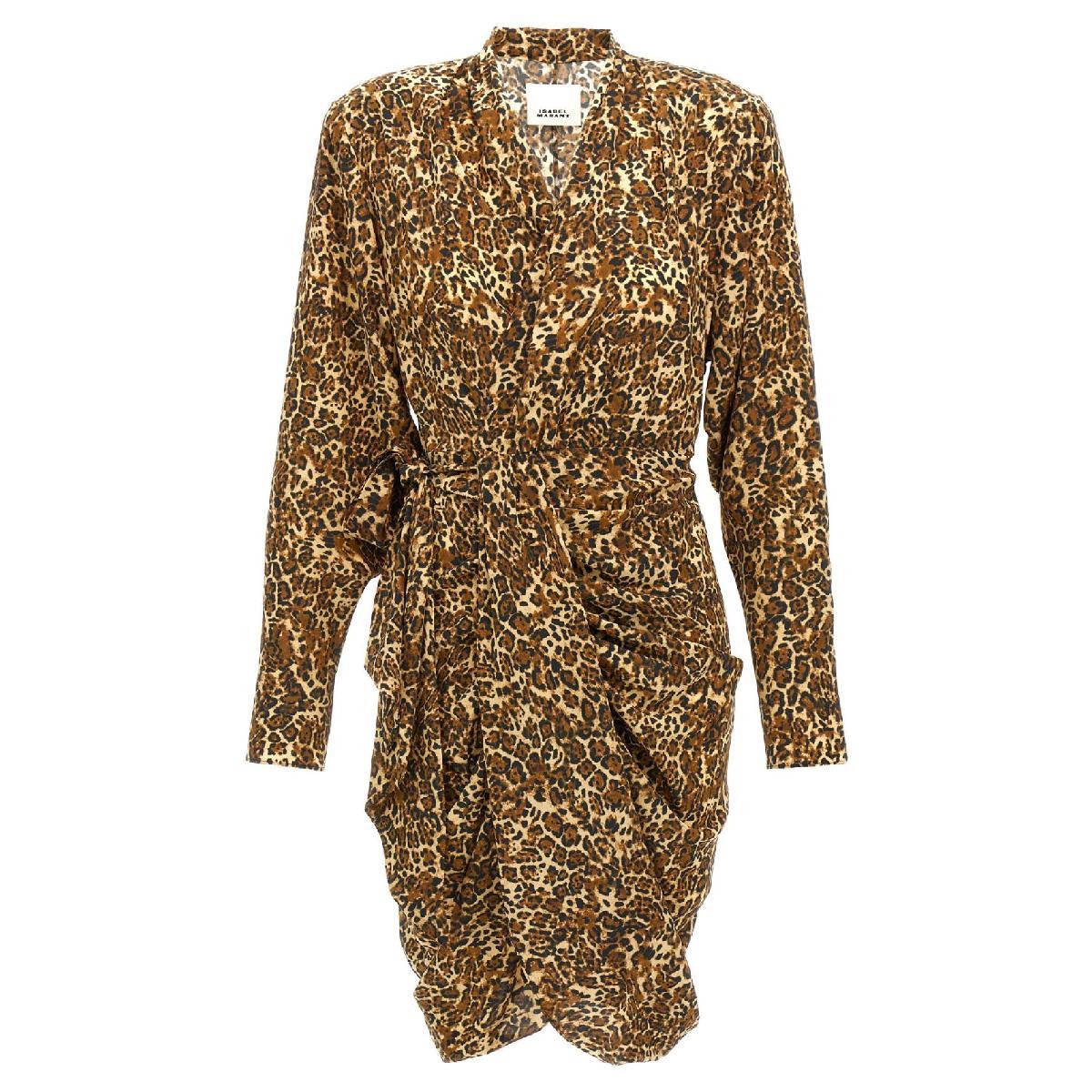 ワンピース Isabel Marant FW24 'Cleora' dress (RO0648FAB4J07I 99LE) ISABEL MARANT `Cleora` dress RO0648FAB4J07I99LE - 이마트몰