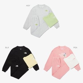 NM5MQ02 걸즈 블룸 3pcs 스웻 세트 GS BLOOM 3PCS SWEAT SET