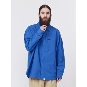 CB POCKET BIO OVER SHIRT (BLUE)