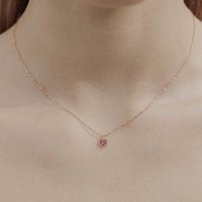 14K Nest 루비 하트 목걸이 NNW00024N