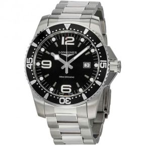 영국 론진 시계0108 Longines HydroConquest 블랙 Dial Mens 워치 L38404566 1677149