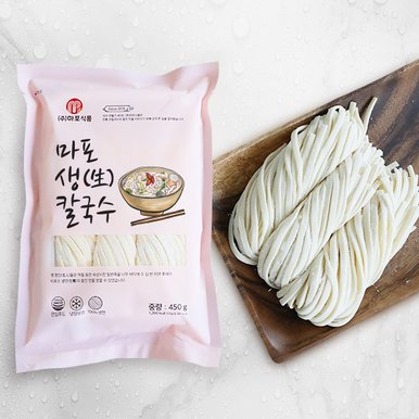 마포생칼국수 450g (3인분) 바지락칼국수,닭칼국수,장칼국수,전골사리용