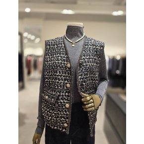 [파주점] 멀티믹스 트위드 베스트 JP9A0VT095