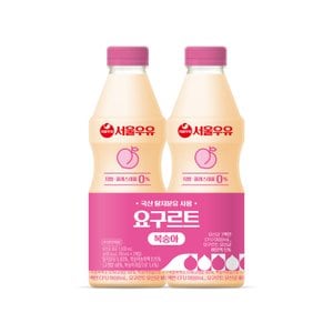  서울우유 요구르트 복숭아 750ml*2