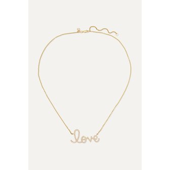 시드니 에반 시드니에반 Big Love 14-karat Gold Diamond Necklace 골드 2499567818912939