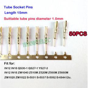 50PCS NixieVFD Tube Socket Pins 1mm Diameter Gold Plated For IN-2 IN-8 IN-12 IN-18 IN-8 QS30-1 ZM104
