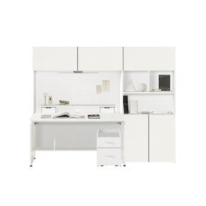 [희망일배송] 뉴아빌 5단형 책상책장 풀세트 220cm (컬러 택1)