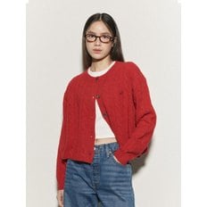 HBT CASHMERE CARDIGAN (RED)