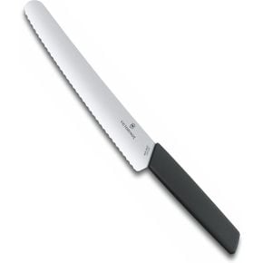 일본 빅토리녹스 과도 VICTORINOX 6.9073.22WB Bread Pastry Knife 블랙 8.7 inches 22 cm Wavy