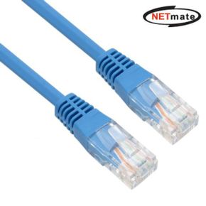 NETmate UTP 다이렉트 케이블블루 CAT.5E 3m X ( 5매입 )