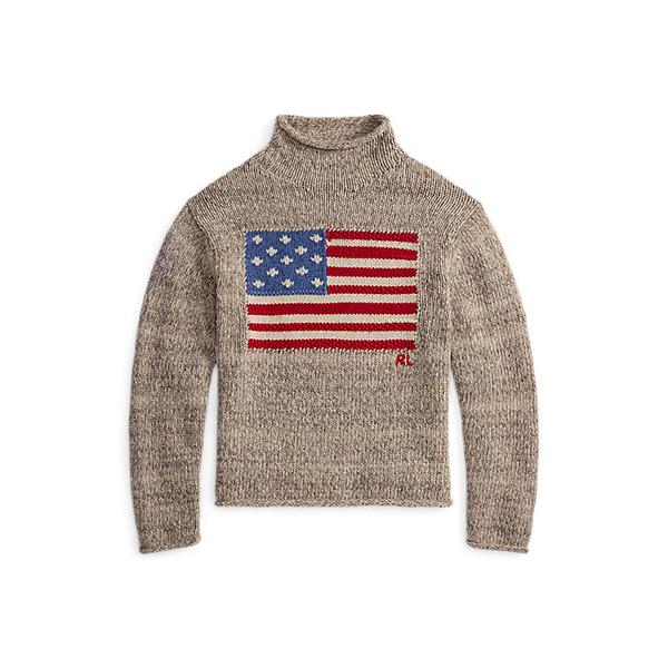 여성 플래그 울 블렌드 터틀넥 스웨터(WMPOSWENC021421101)