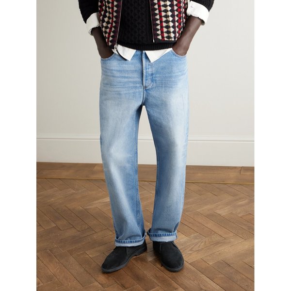 가이아 캐시미어 로고 아플리케 스웨이드 데저트 부츠 46376663162977057