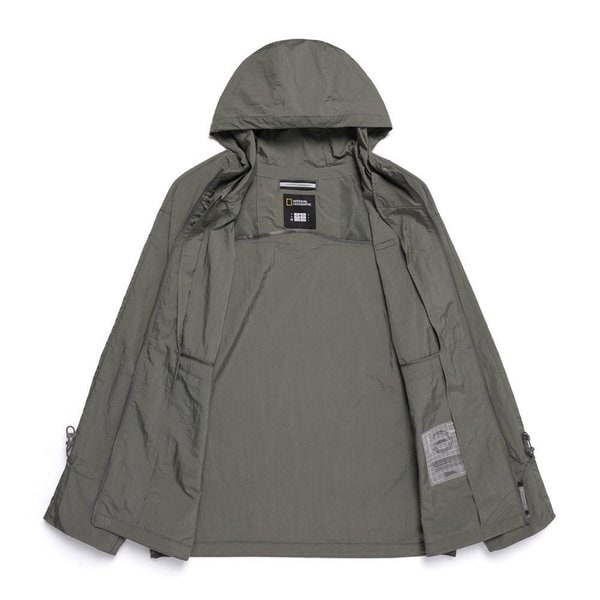 [여주점] N252UJP130 NRN 셔링 우븐 셋업 바람막이 STONE GREY