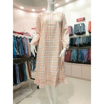 와코루 [부산점] 선염면 요루 체크 원피스(WGN2472W SM)