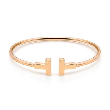 TIFFANY&CO 티파니 33419732 (GRP07789) 티파니 T 와이어 스몰 18K 로즈골드 팔찌