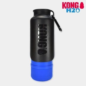 H20 25온스 단열 보틀 블루 740ml 강아지 스테인리스 물통 친환경 산책 휴대용 스텐 물병