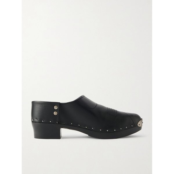 앙팡 리쉬 데프리메 스터드 가죽 클로그 46376663162916508