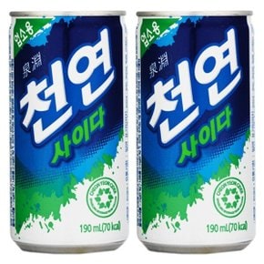 일화 천연사이다 190ml x 60캔 (30캔x2박스)