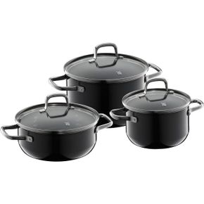 독일 WMF 가정용 주방 냄비 1806929 WMF Fusiontec Essential Induction 3-Piece Saucepan Set w