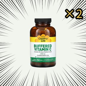 컨트리라이프 버퍼드 비타민C 1000mg 250정 2통