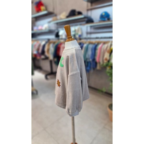 [파주점] 리틀그라운드(GR)데님인더박스-와펜벨로아티셔츠 74C2133001