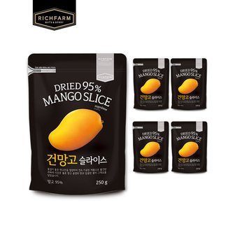 리치팜너트 건망고슬라이스250g 5팩