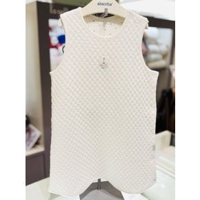 [압소바 26년FW 아기출산백일선물]레이 코튼모달 수면조끼(AB26D1VE01)화이트