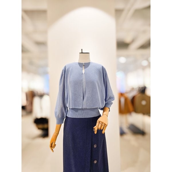 [파주점] [더아이잗컬렉션]시스루 7부 풀오버 니트 CS4B1PO631