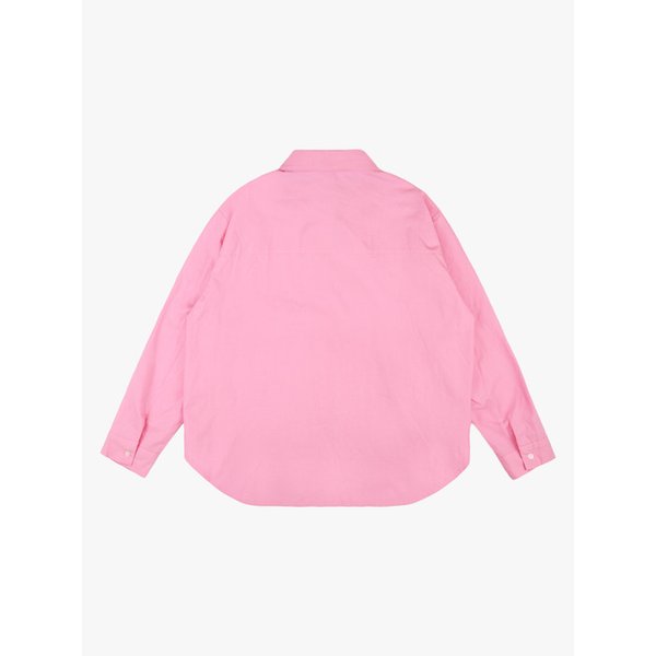 BASIC OVER SHIRT_PINK