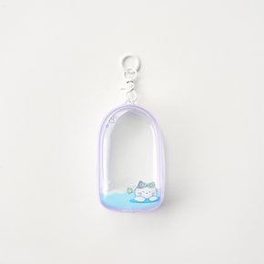 [버터샵] 마린 밀크캣 PVC 파우치 미니 퍼플