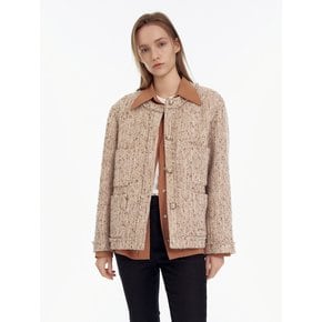 Loose fit Tweed Jacket