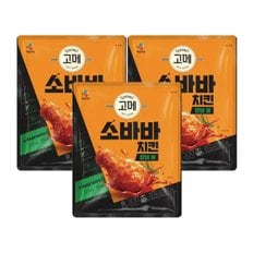 고메 소바바치킨 양념 봉 3개