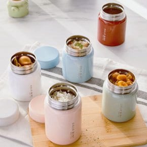 오슬로 푸드자 280ml 보온죽통 스텐도시락 죽통 보온국통 이유식 용기 밀프랩