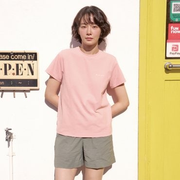 스노우피크 퀵드라이 여성 베이직 반팔 티셔츠 S25MWTTS13